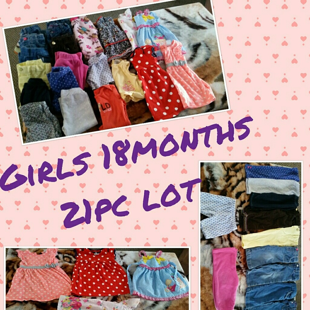 Brand new girls 18months 21pc lot